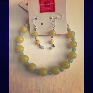💍ISAAC MIZRAHI bracelet & earrings (lot of 2) NWT